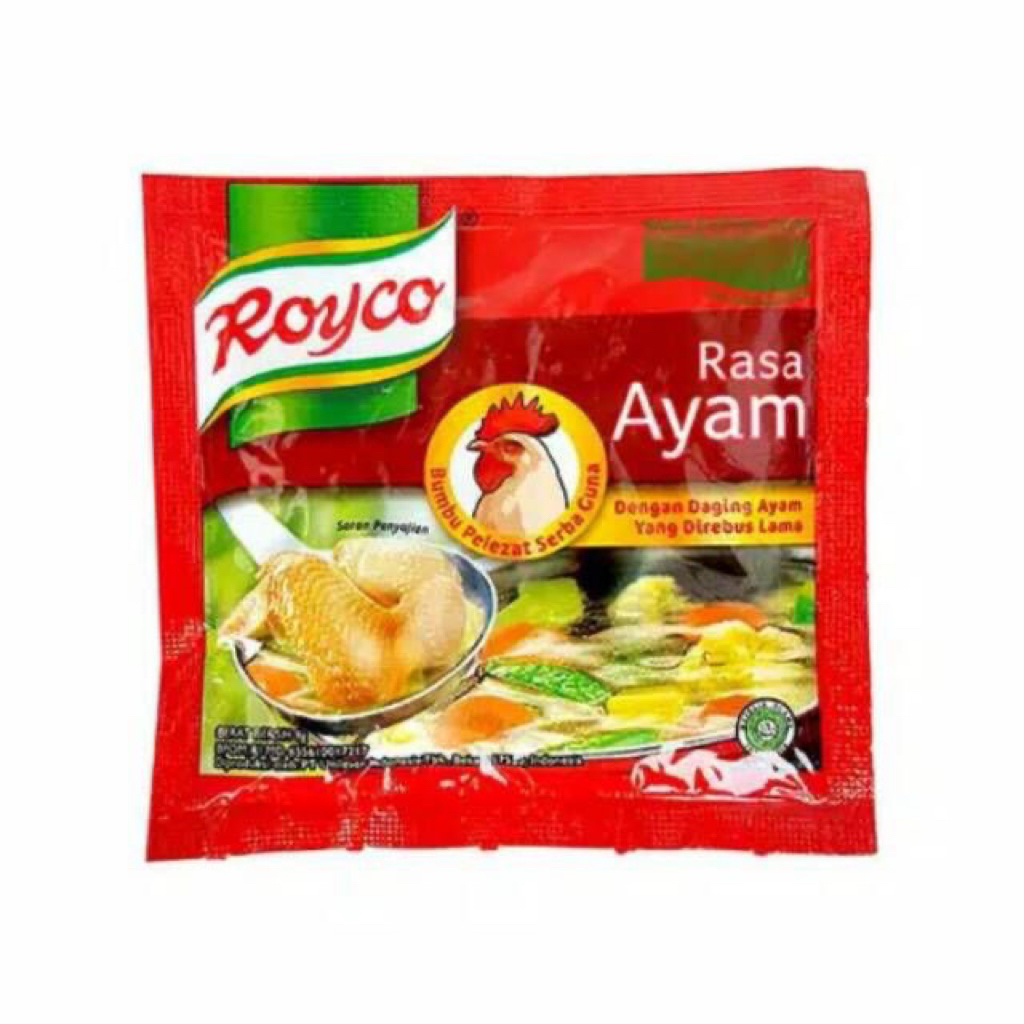 

Royko Ayam 1 renceng (isi 12 sachet)