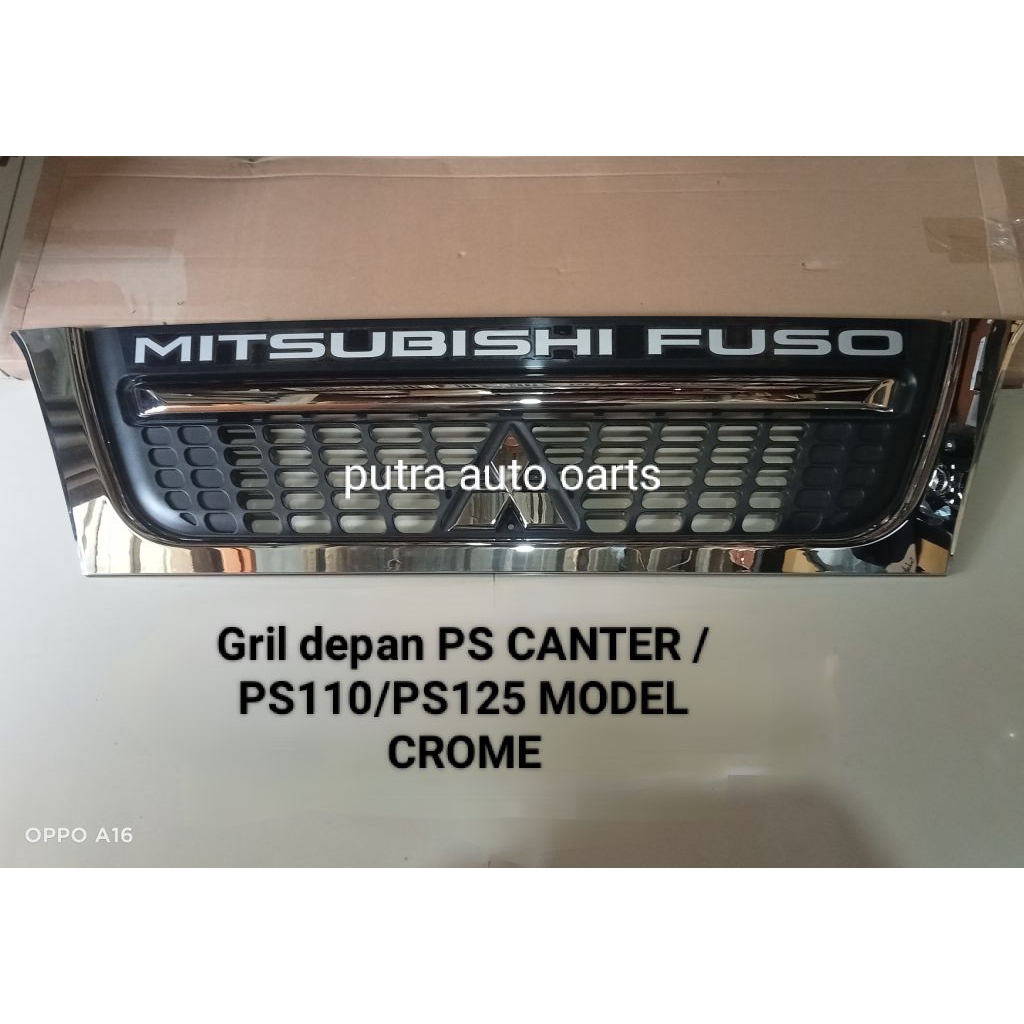 Gril depan PS CANTER/PS TURBO /PS110/PS125 MODEL CROME