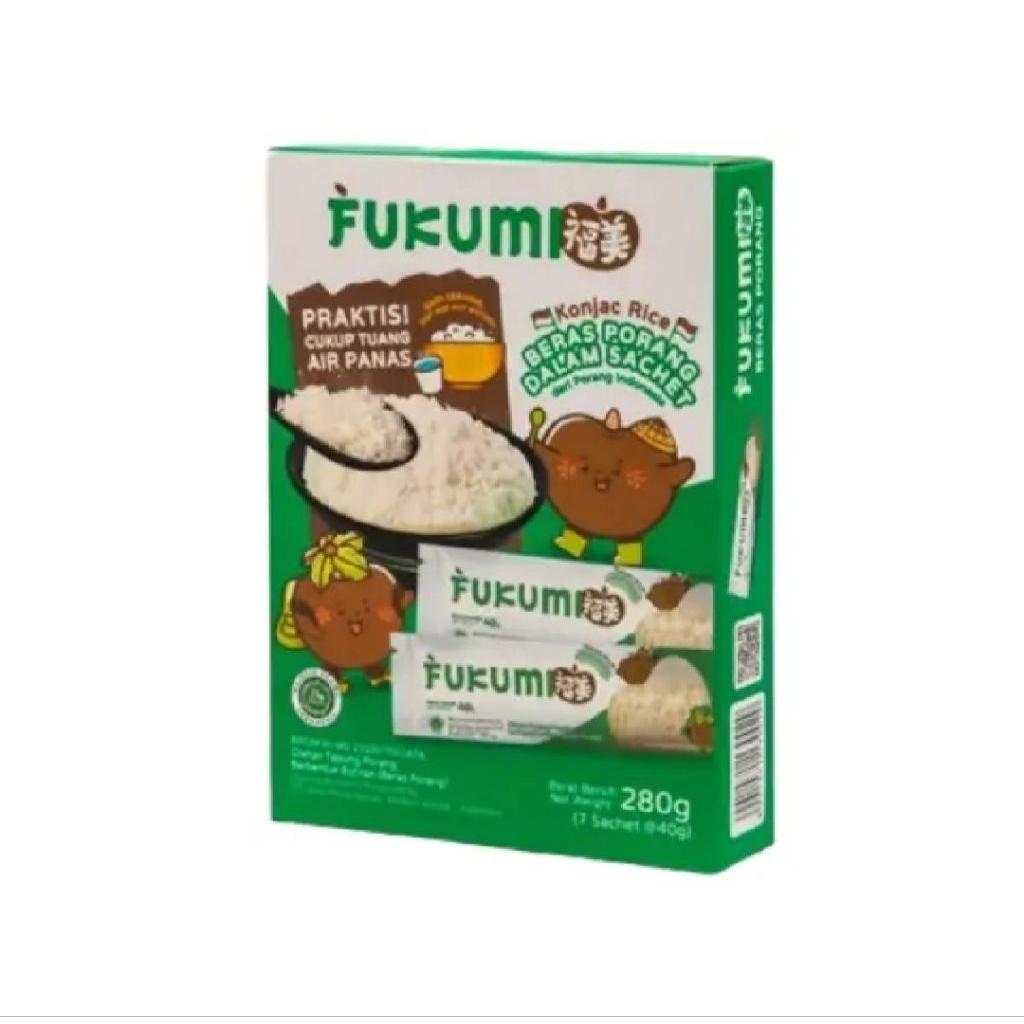 

FUKUMI BERAS PORANG BOX ISI 7 SACHET @40GR