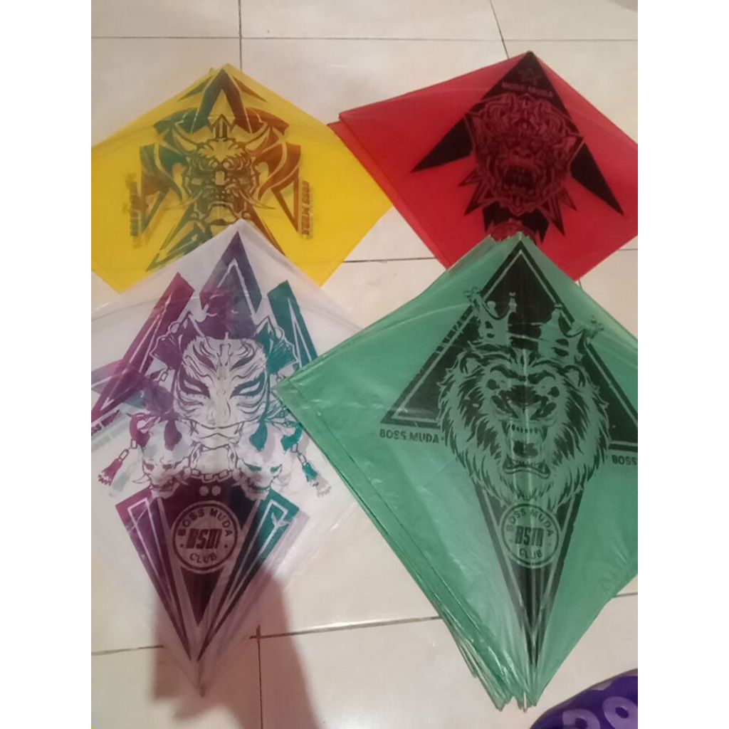 layangan minyak 10 pcs/layangan sukoi/layang layang kertas minyak
