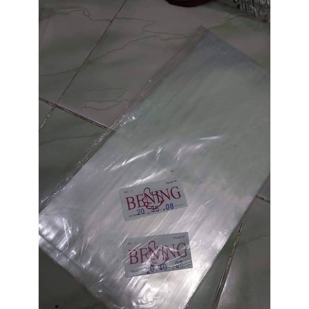 Plastik PP Bening Grosir