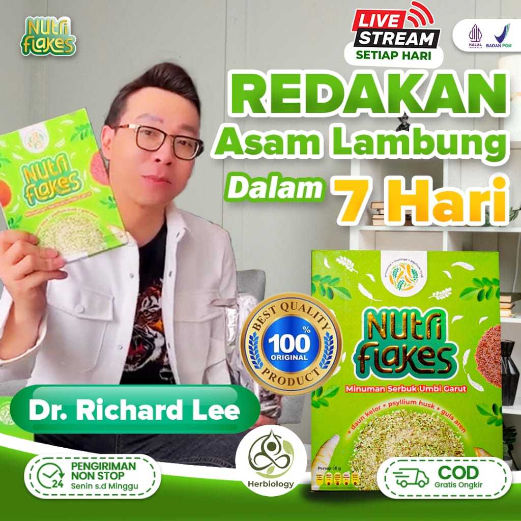 

PROMO NUTRIFLAKES ORI HALAL Atasi Masalah Magh dan Asam Lambung Anda Langsung Sembuh Dalam 14 Hari