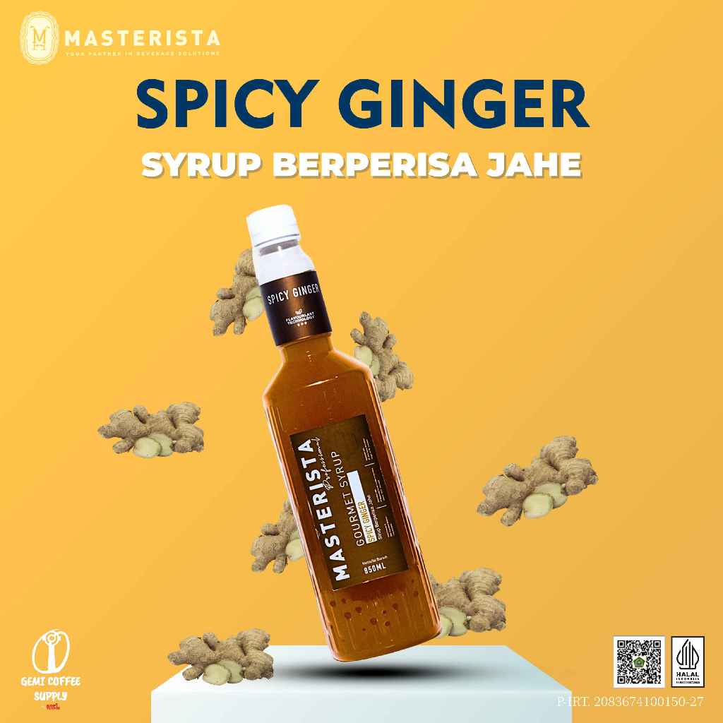 

Masterista Flavour Syrup - Spicy Ginger 850ml