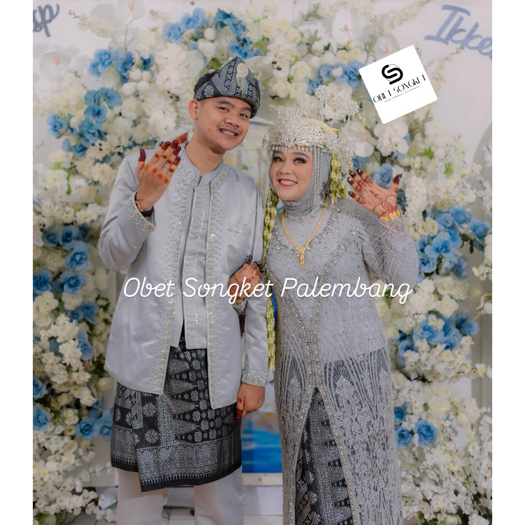 Songket tenun mesin Lepus Motif Pulir  / ATBM