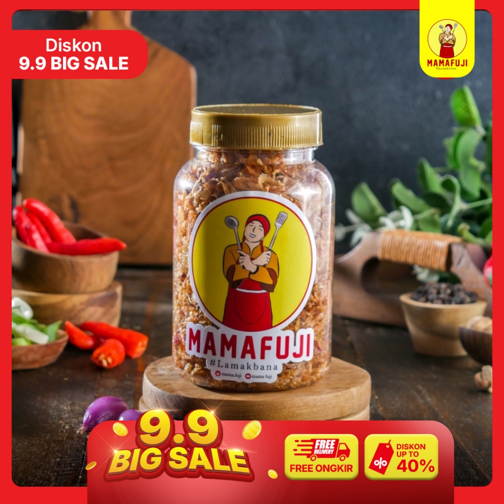 

Mamafuji - Bawang Goreng Original Tanpa Pengawet Kriuk Gurih Manis