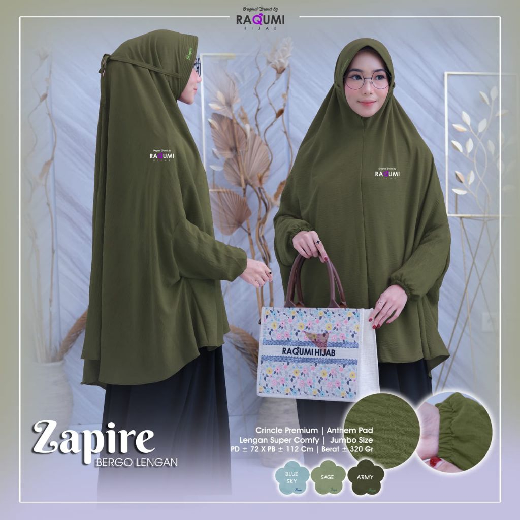 Zapire Hijab Lengan Raqumi