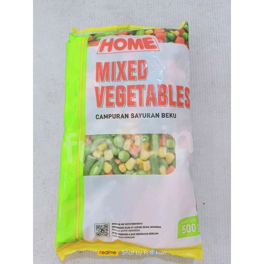 

Home Mix Vegetables 500gr - Frozen Food Murah