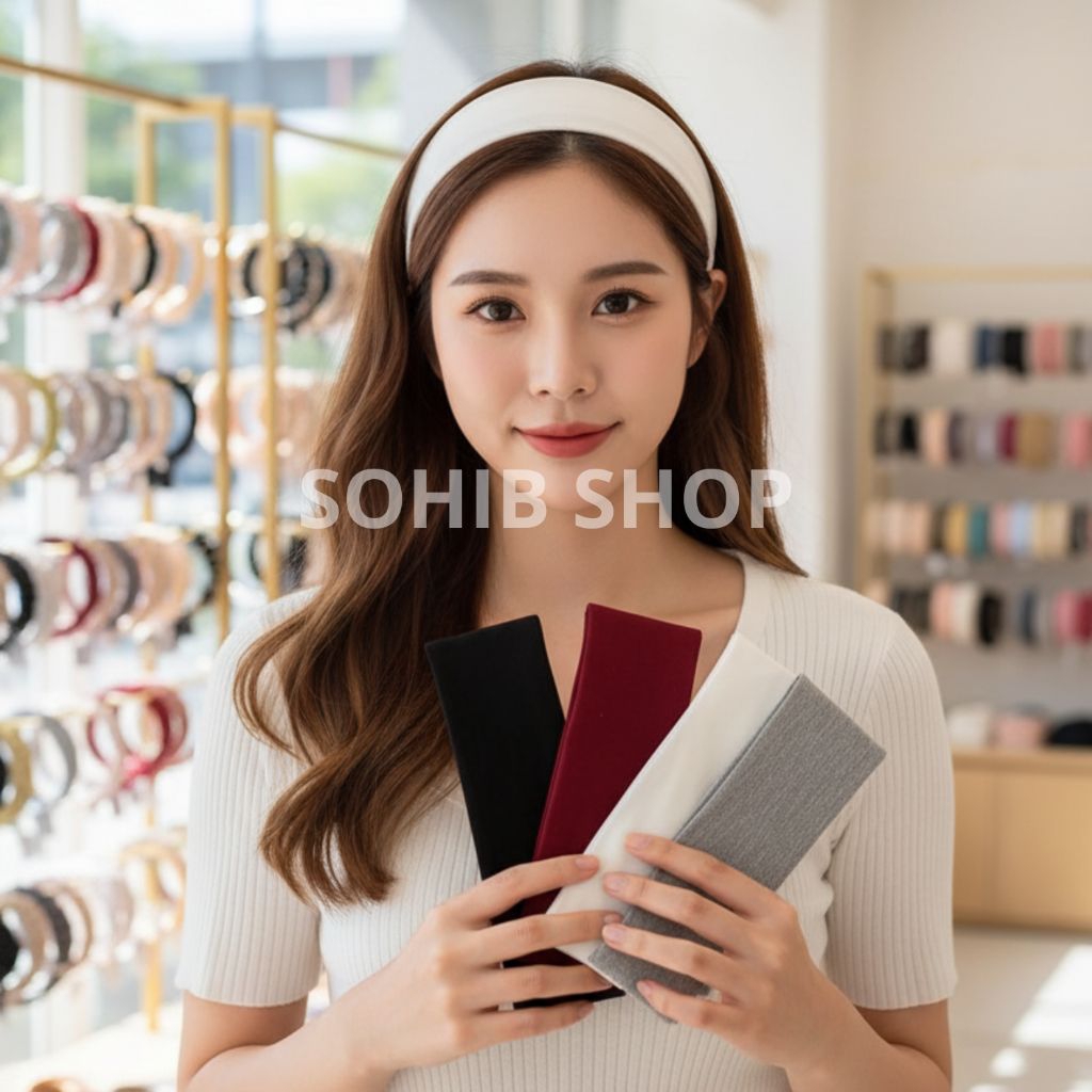 Bando Viral Korea | Styling Rambut Effortless | Bando Casual Wanita Kekinian | Cocok untuk Daily Loo