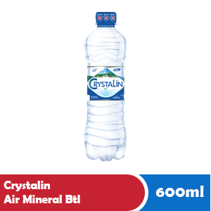 

CRYSTALIN AIR MINERAL BOTOL 600mL PER KARTON ISI 24 BOTOL