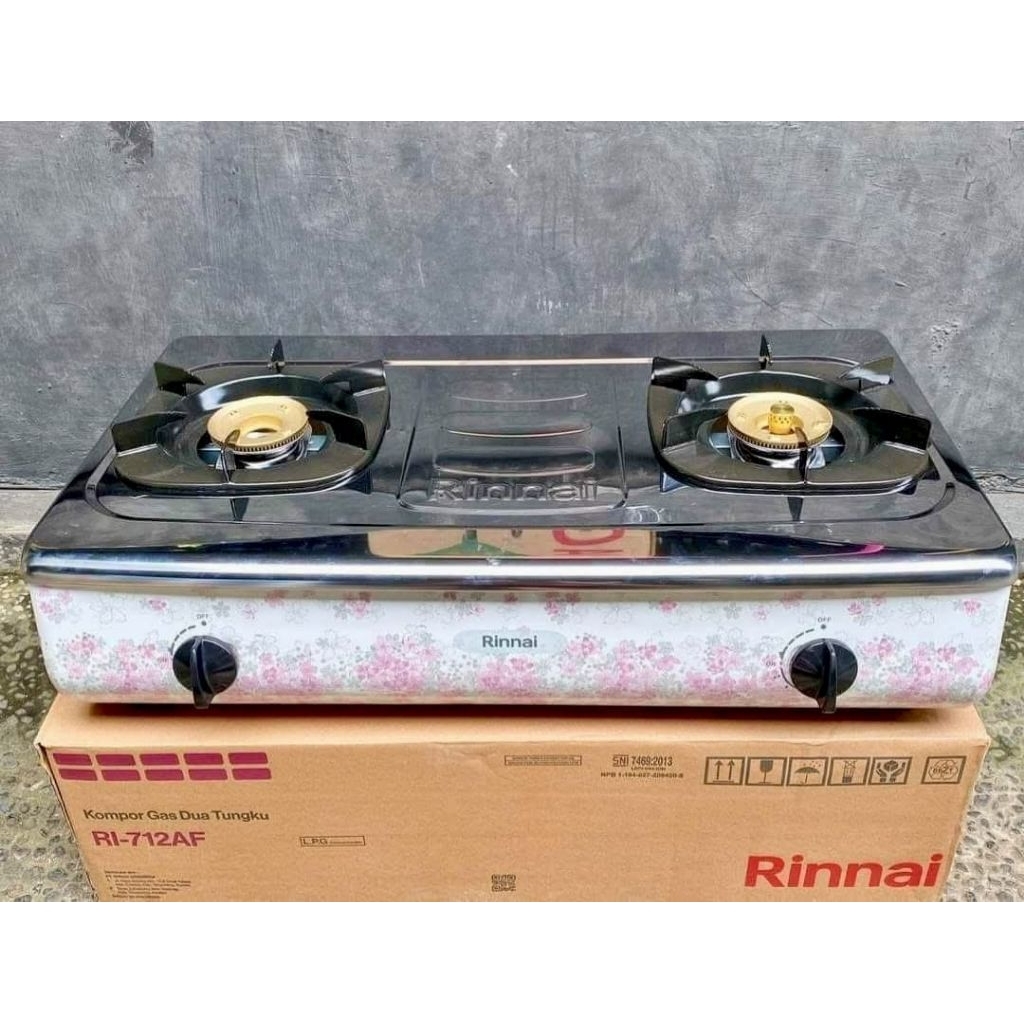 Kompor Gas Rinnai 2 Tungku Jumbo RI-712AF