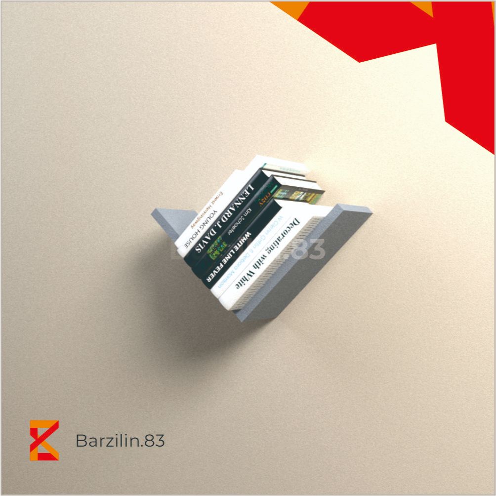 Barzilin.83 Rak Dinding Sudut Minimalis L-Shape B4
