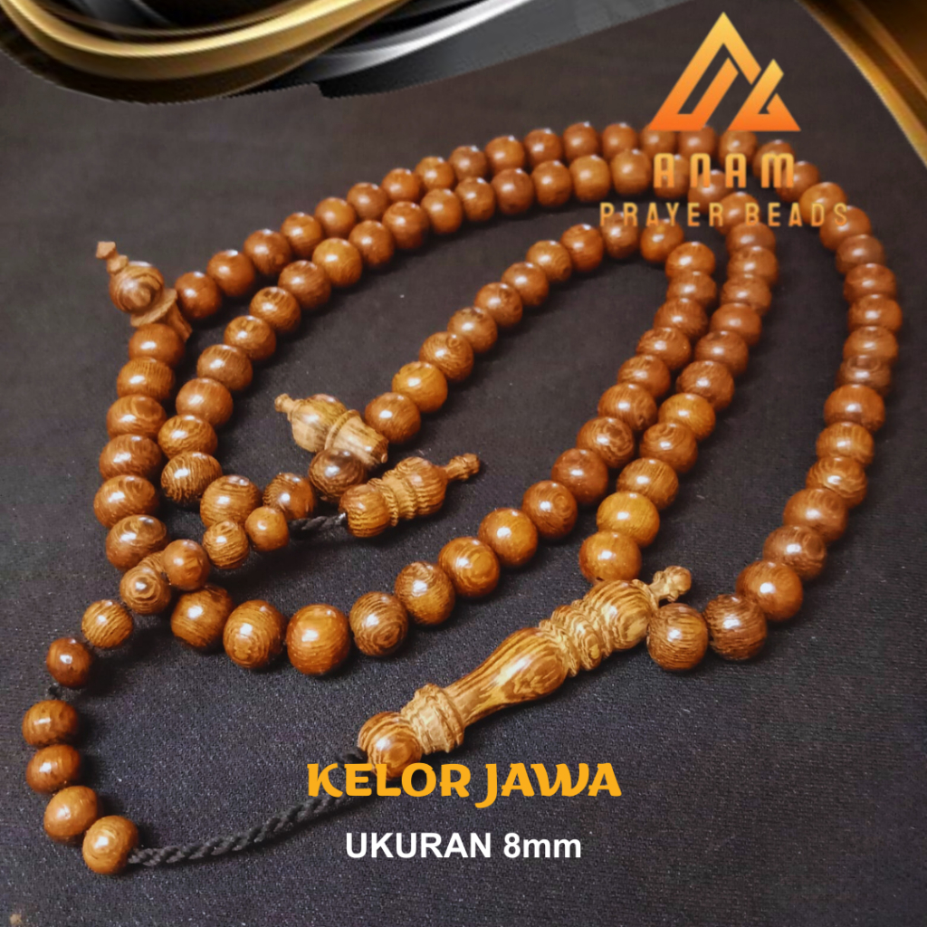 Tasbih galih kelor jawa asli tasbih kayu bertuah 8mm