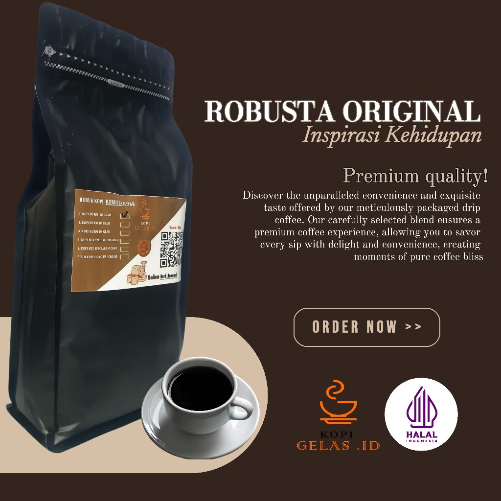 

KOPI BUBUK MURNI 100 %
