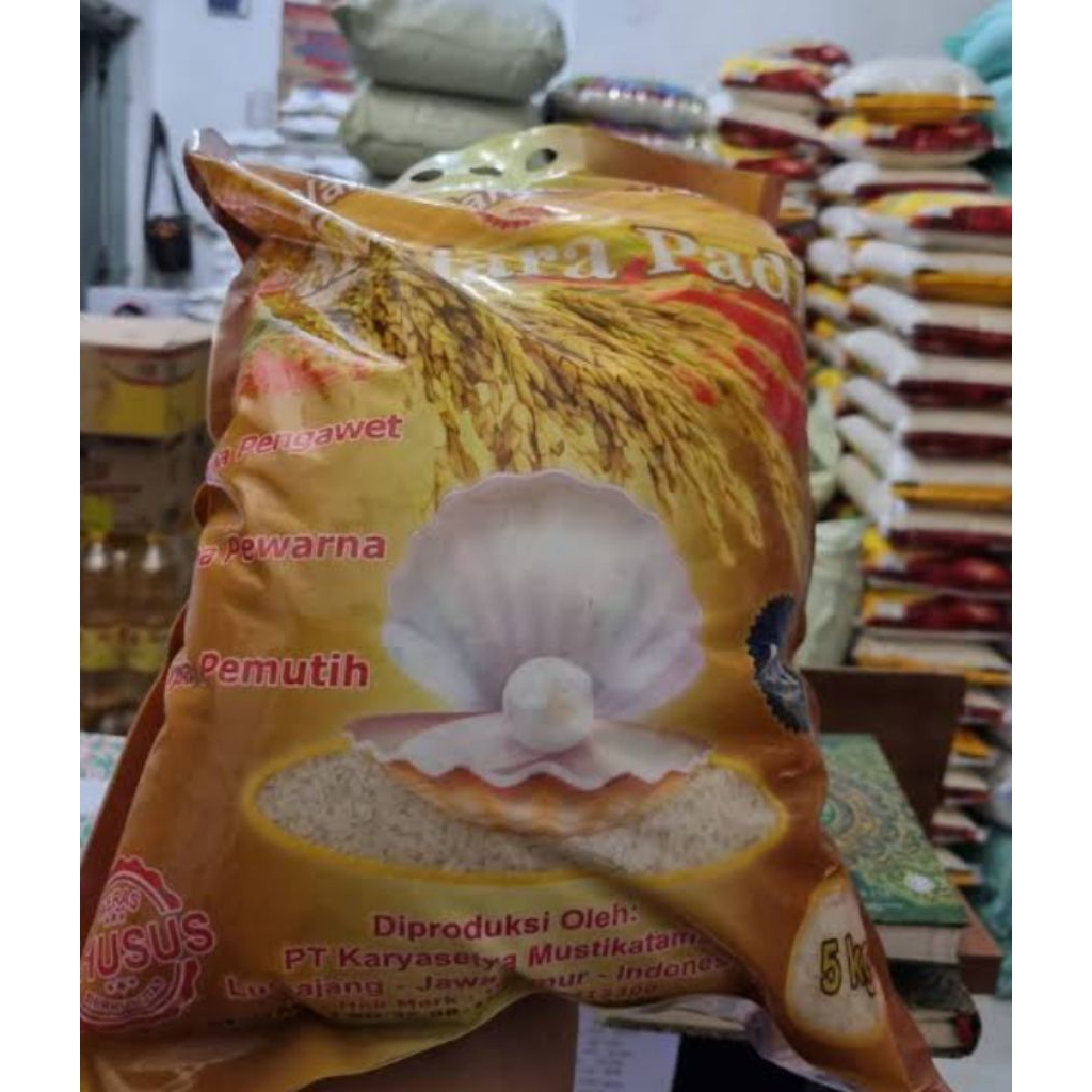 

Beras Mutiara Padi kemasan 5 kg X 5pcs