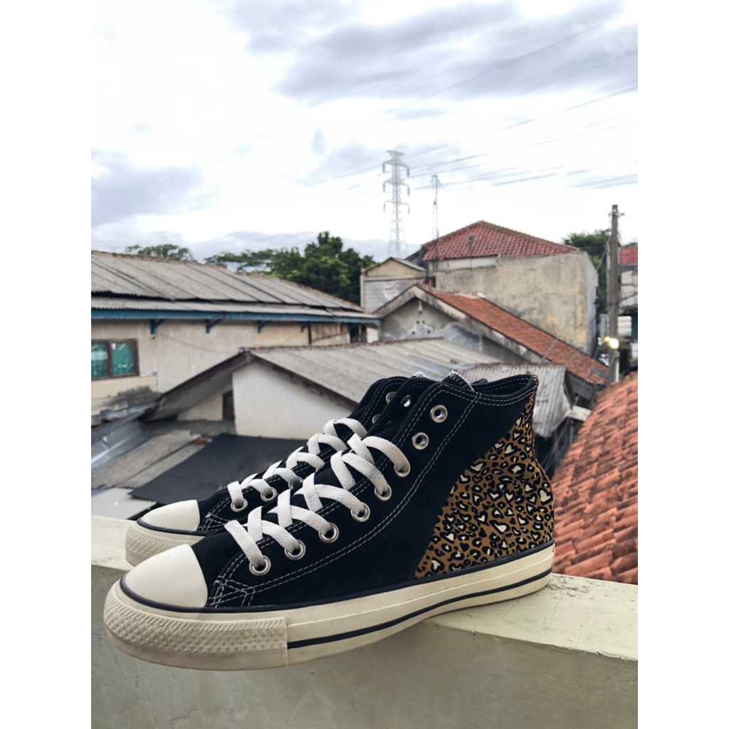 Converse Hi Suede Leopard Print