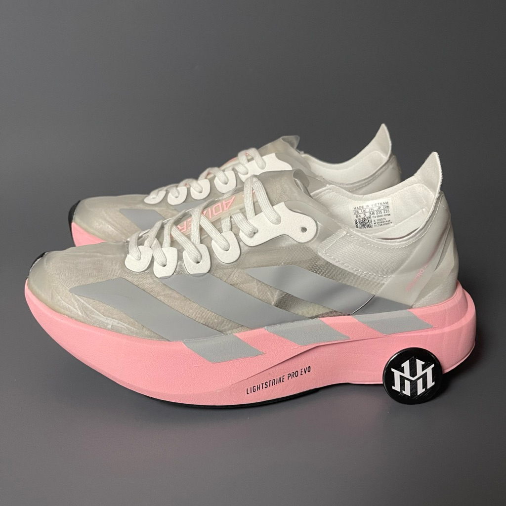 SEPATU ADIZERO EVO 1 GREY PINK