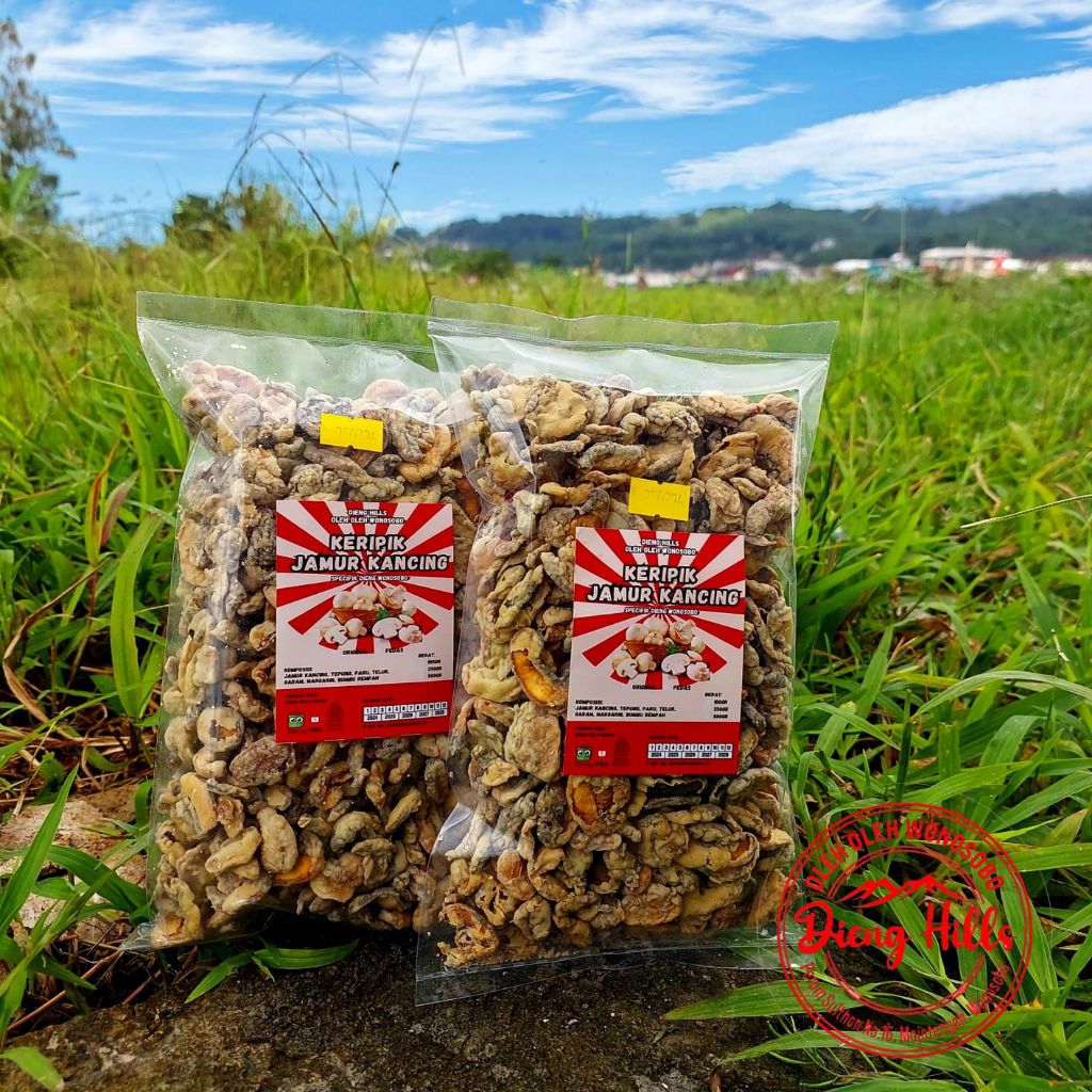 KERIPIK JAMUR KANCING OLEH OLEH KHAS DIENG WONOSOBO