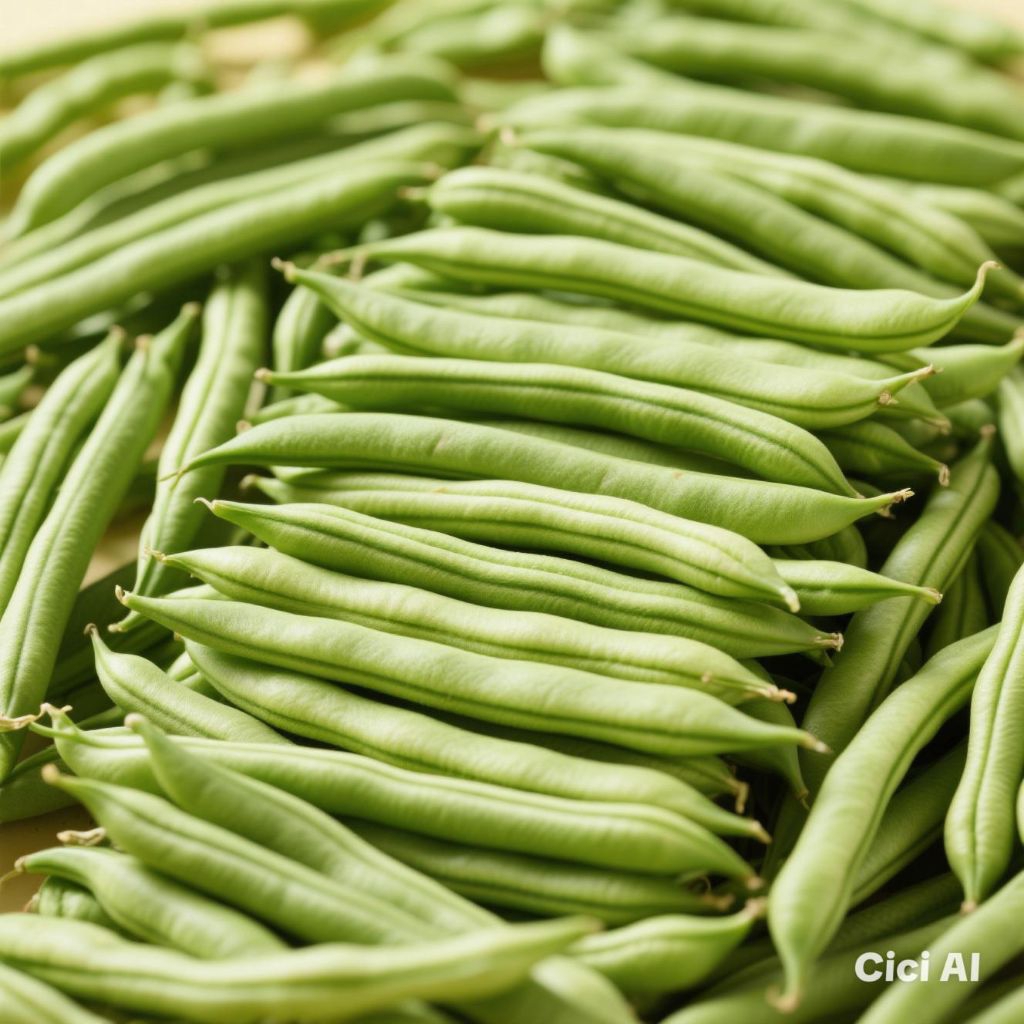 

Buncis segar baru petik langsung dari petani