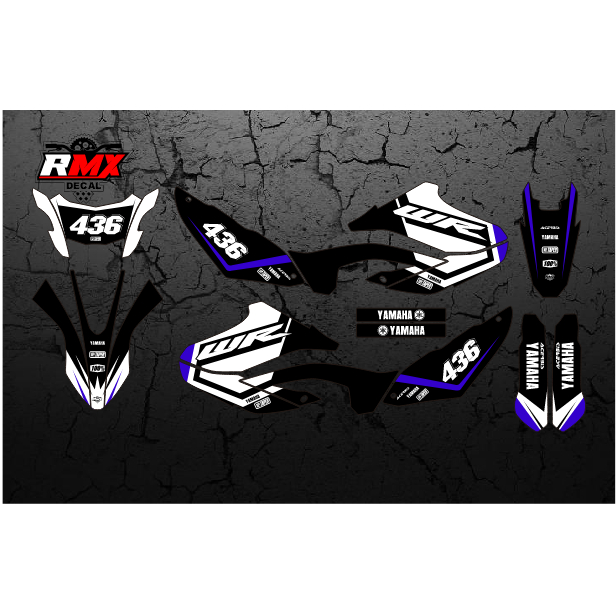 DECAL WR 155 R FULLBODY (016) DEKAL STIKER WR155 BIRU HITAM, MERAH, KUNING, HIJAU, BIRU TUA/MUDA, EM