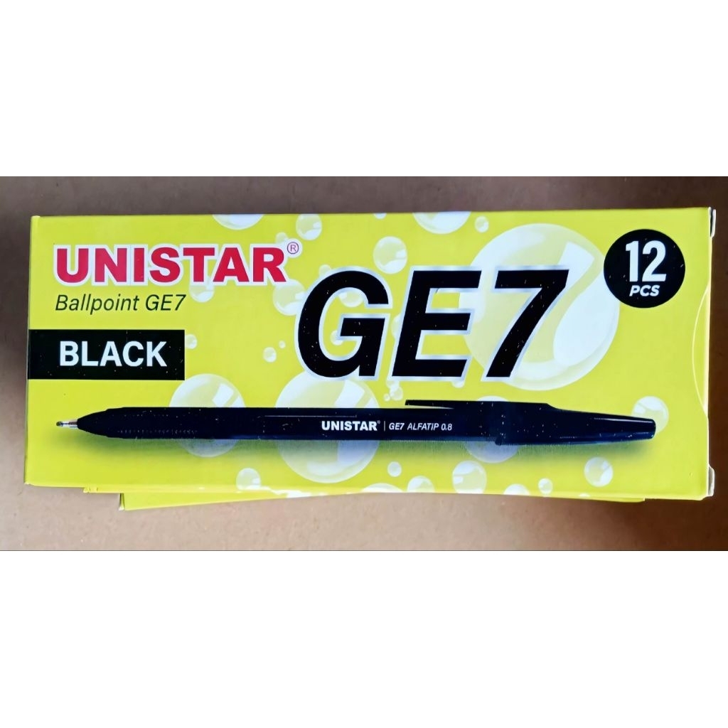 

[COD] [Y] UNISTAR BALLPOINT BLACK GE7 1 PACK ISI 12 PCS