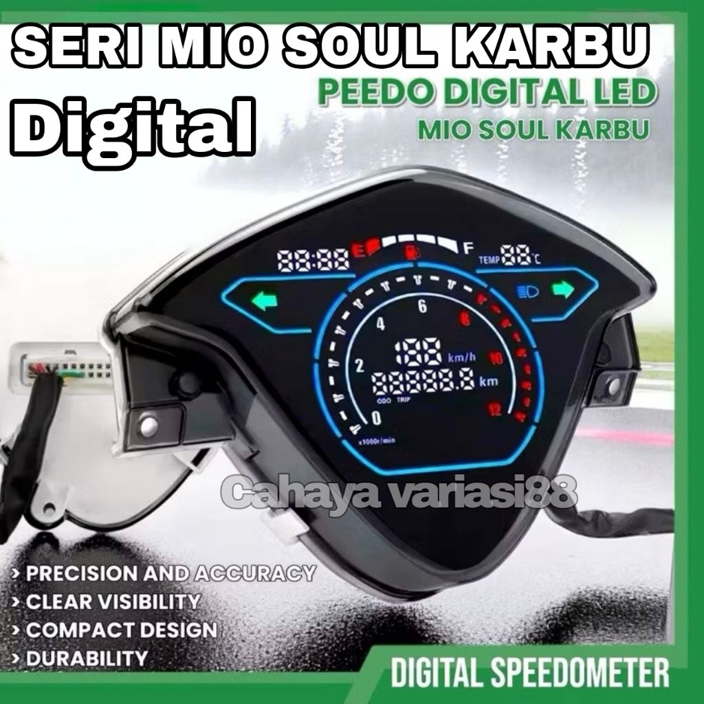 Spedometer Kilometer Digital Mio Soul Karbu Spedometer Odometer Digital Untuk Motor Mio Soul Karbu L