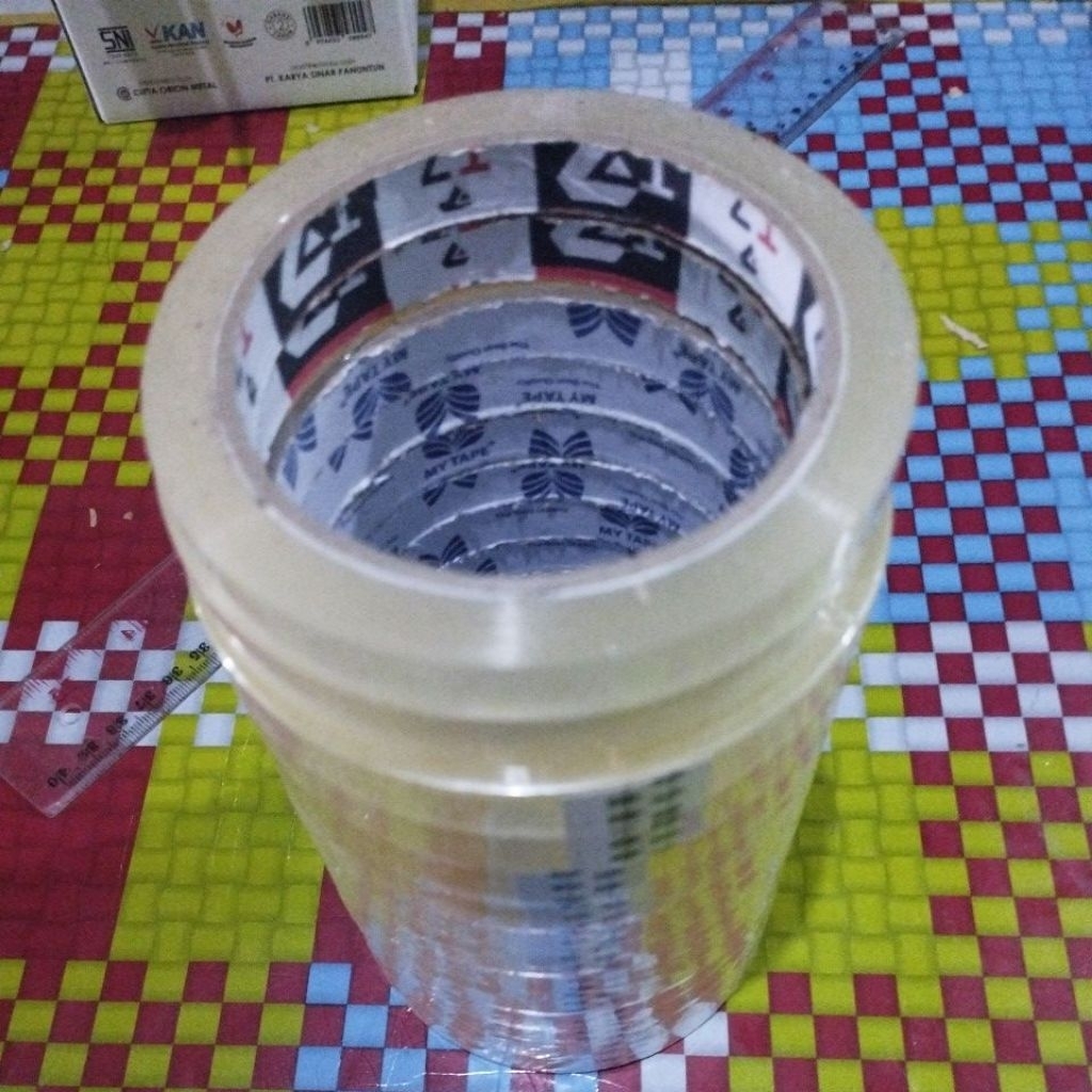 

Isolasi Bening 90 Yard 12 mm FULL / Lakban / Solatip Termurah !!!