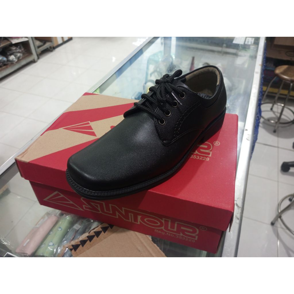 Suntour VIM 05 Sepatu Kerja fantofel pria Sepatu kulit fantofel tali