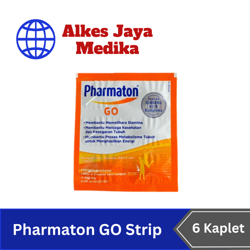 Pharmaton GO Isi 6 Kaplet - Vitamin Stamina Ginseng