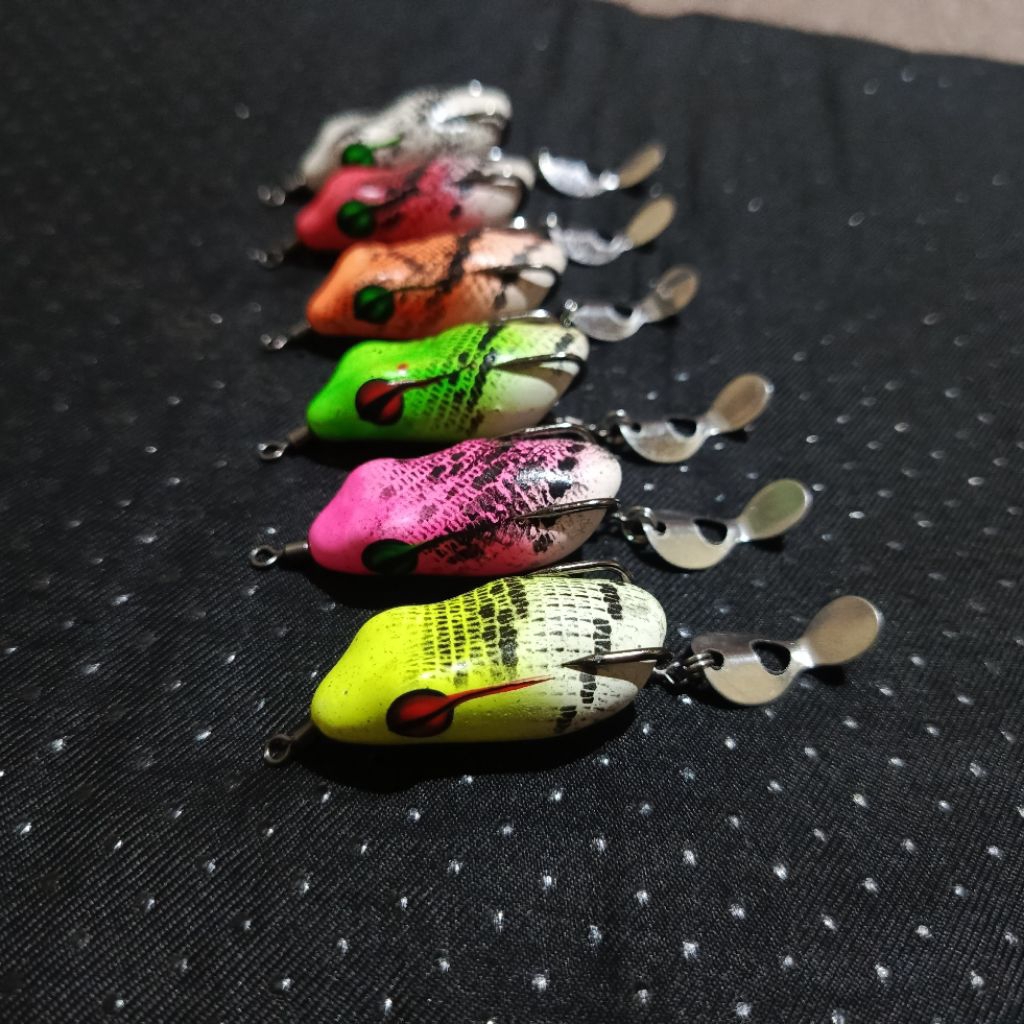 soft frog rasa Jaws 4 cm softfrog berisik umpan pancing