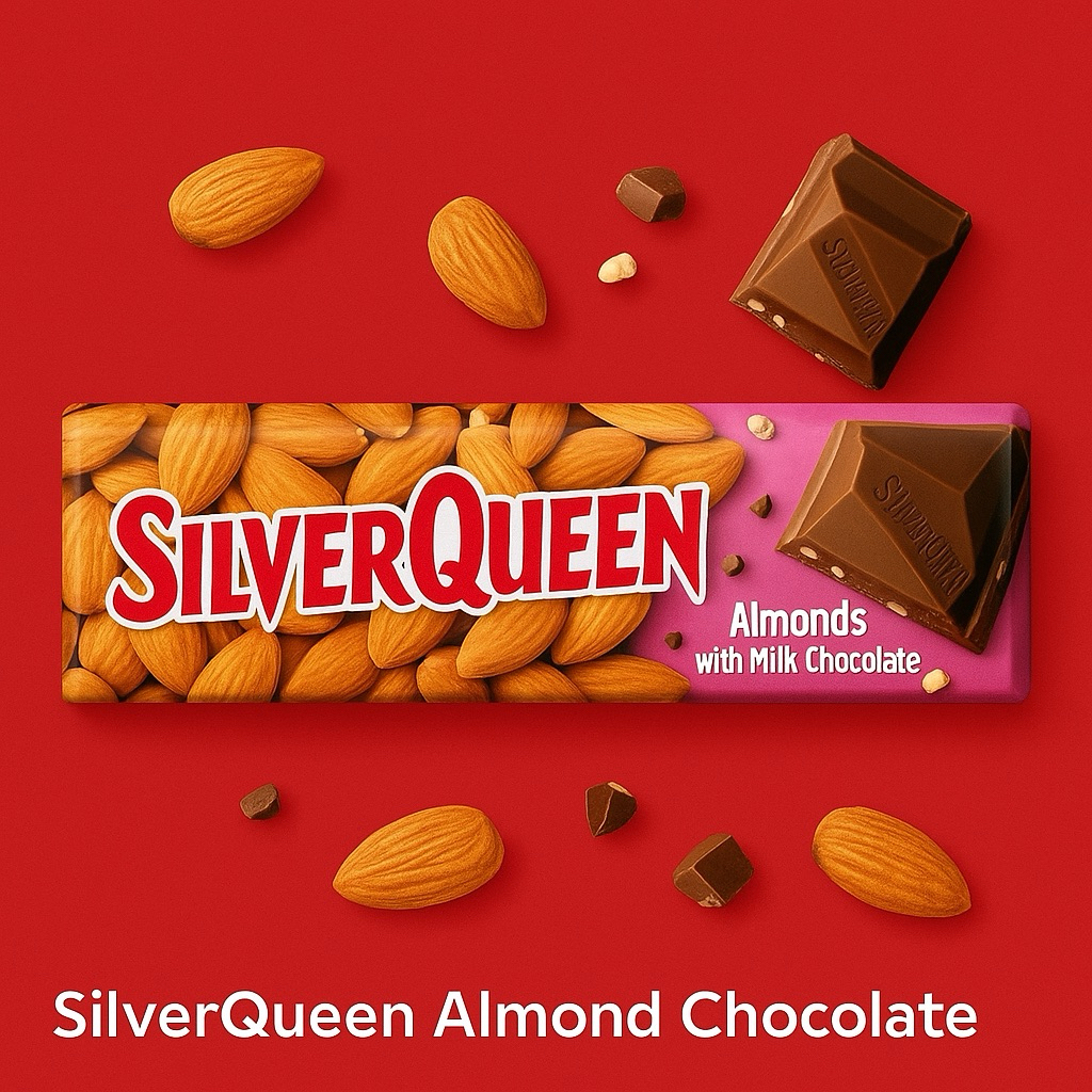 

SilverQueen Almond Milk Chocolate 55g – Sembako Express