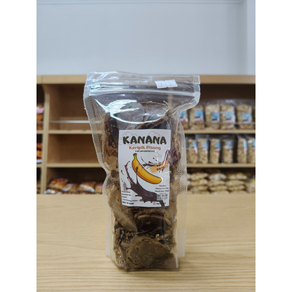 

Kripik Pisang Coklat Kanana 150 gr Asli Padang