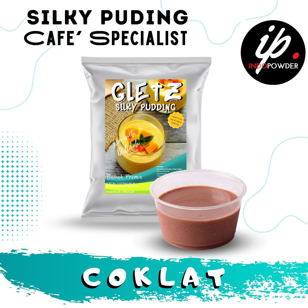 

Indopowder - Bubuk SILKY PUDDING / PUDING COKLAT Untuk Cafe, Waralaba, Resto dan Usaha Kekinian