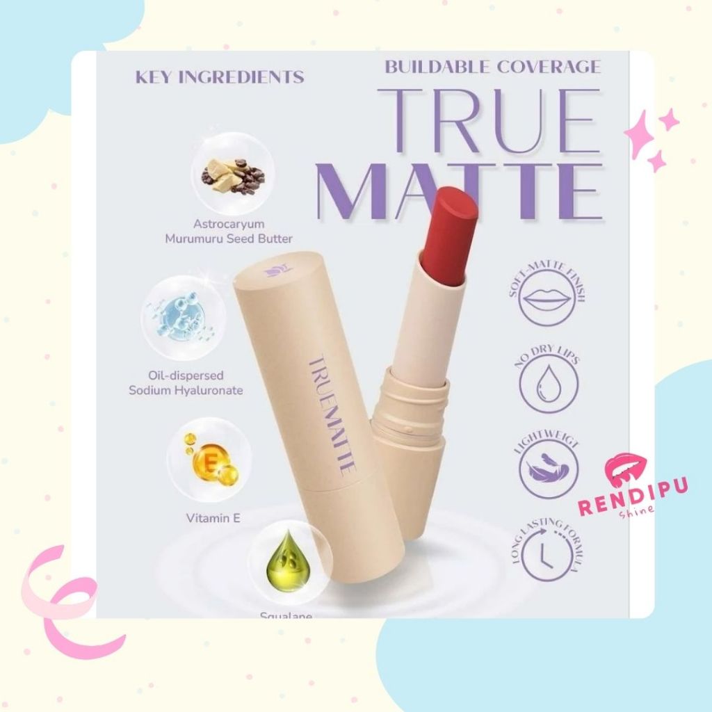 La Tulipe Lipstik True Matte (NEW)