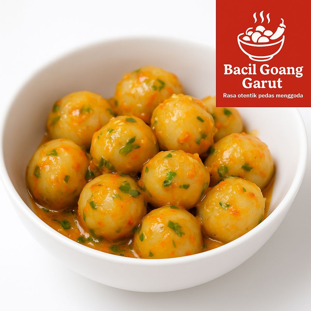 

Cilok Pedas Frozen Bacil Goang Garut – Cemilan Kekinian, Jajanan Pedas & Halal