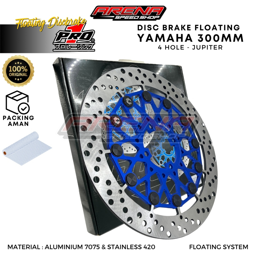 PRO 1 Racing Floating Disc Brake Yamaha 4 Hole 300mm Piringan Cakram model YUTAKA Original Pro1