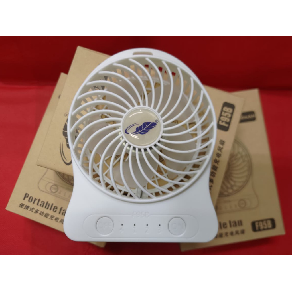 Kipas Angin Mini F95B Portable Mini Fan 1200mAh
