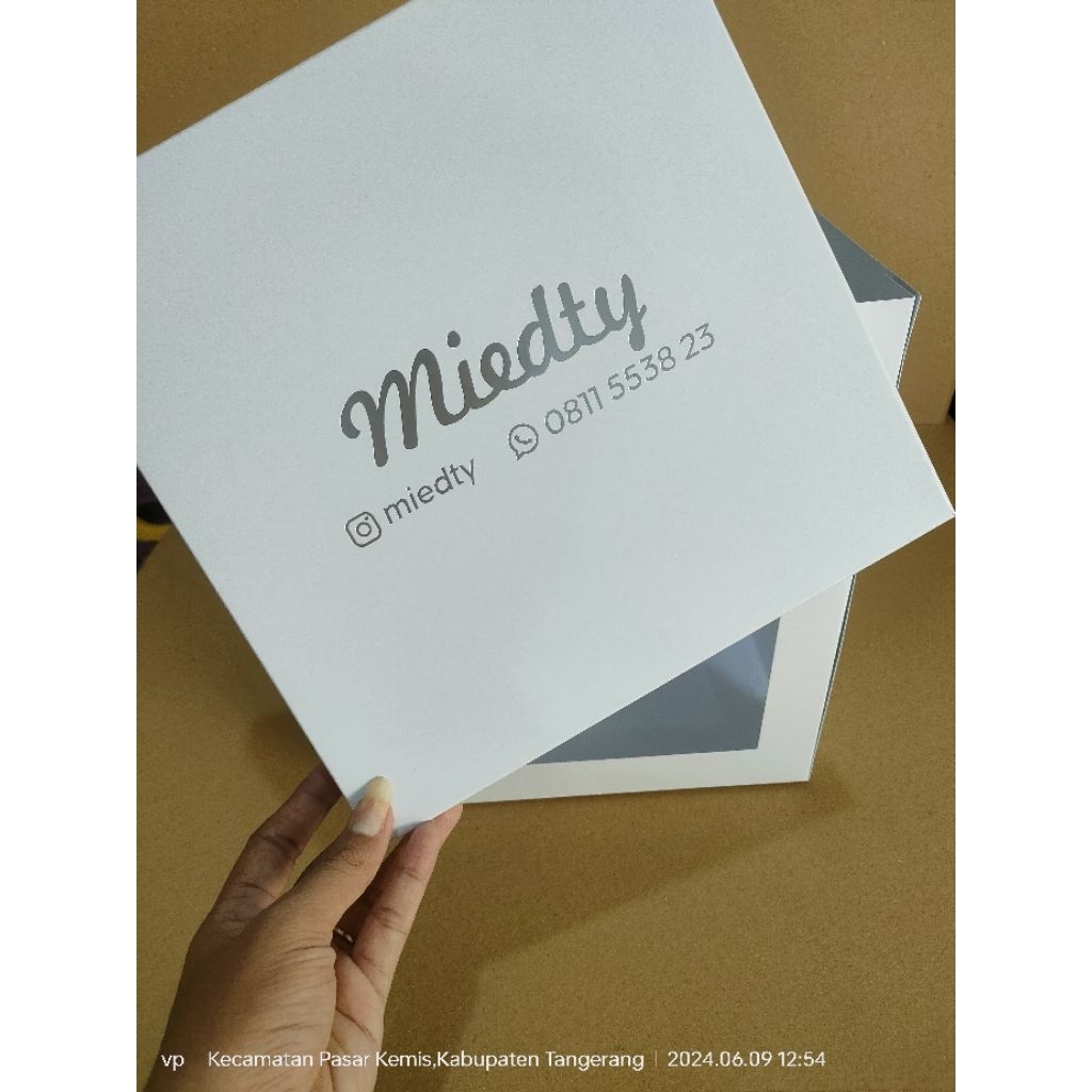 CUSTOM LOGO/CAKE BOX LOGO/DUS KUE TART/DUS KUE ULTAH/TOWER CAKE