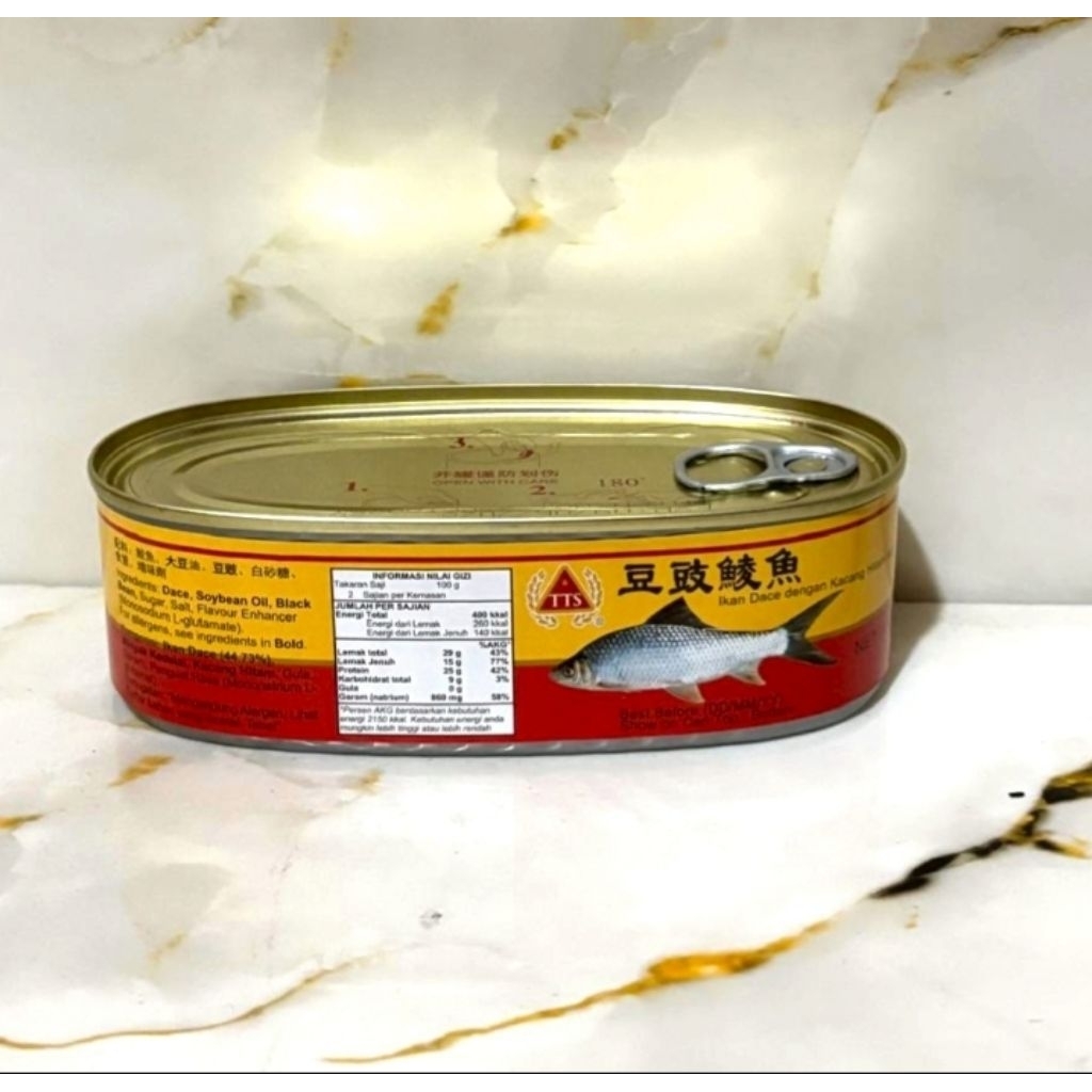 

Ikan Dace dengan Kacang Hitam Asin TTS