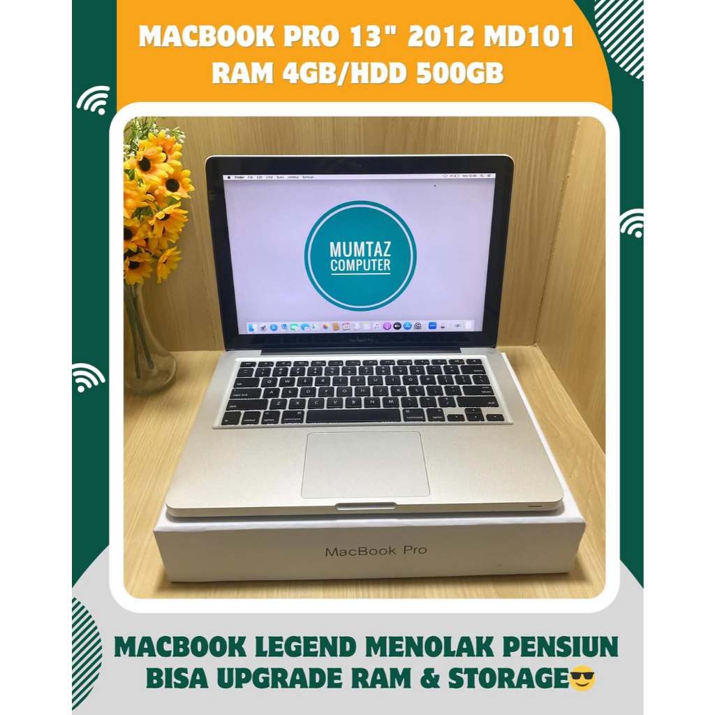 MacBook Pro 13” 2012 MD101 RAM 4GB / HDD 500GB