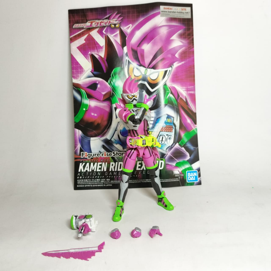 Bandai Figure-rise Standard Kamen Rider Ex-Aid Ganer Level 2 / Model Kit 2nd Sudah Rakit X338