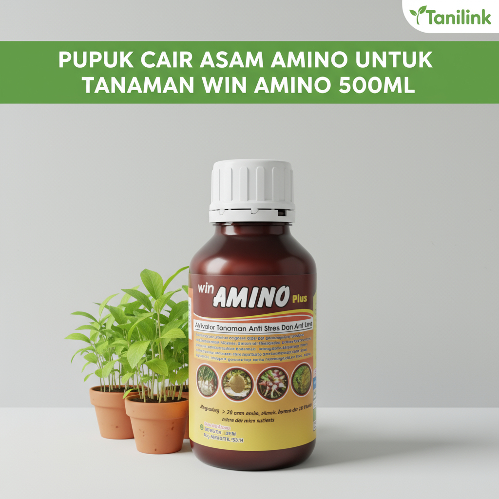 PUPUK TANAMAN ASAM AMINO CAIR WIN AMINO- NUTRISI TANAMAN UNTUK CUACA EKSTRIM/ Nutrisi Tanaman Tetap 