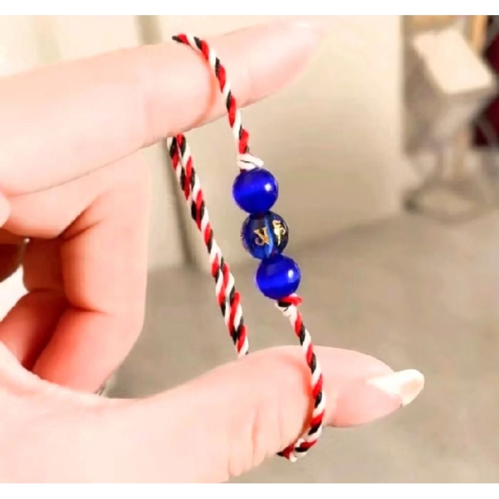 COD GELANG TRIDATU ASLI BALI / GELANG TRIDATU  BATU TIBET BIRU  AURA REJEKI