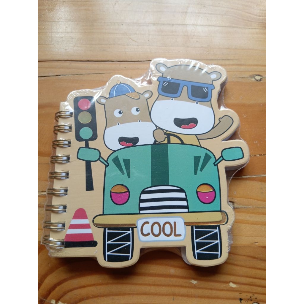 NOTEBOOK MIKIREI SHAPE DRIVING ANIMAL