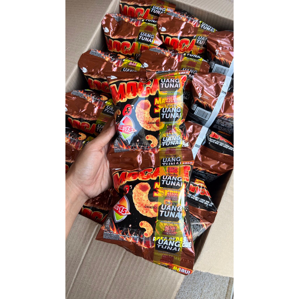 

Mocabe pedas bbq small pack (1 renceng 10pcs) packing free bubblewarp