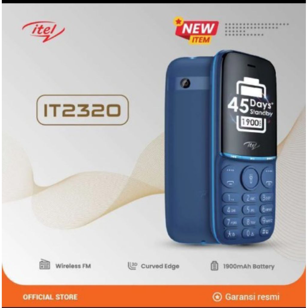 ITEL IT2320 Black white