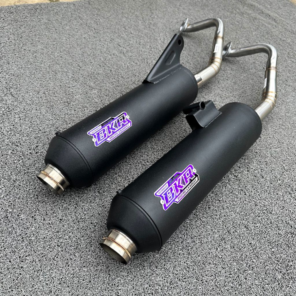 BKR ORIGINAL knalpot model moncong LUSTER ENGKEL