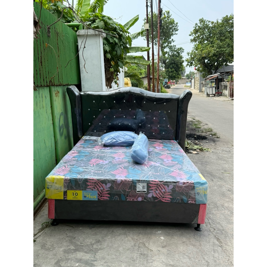 SET DIVAN JAGUAR DAN KASUR INOAC MATTRESS PLUS  D16 garansi 10 tahun