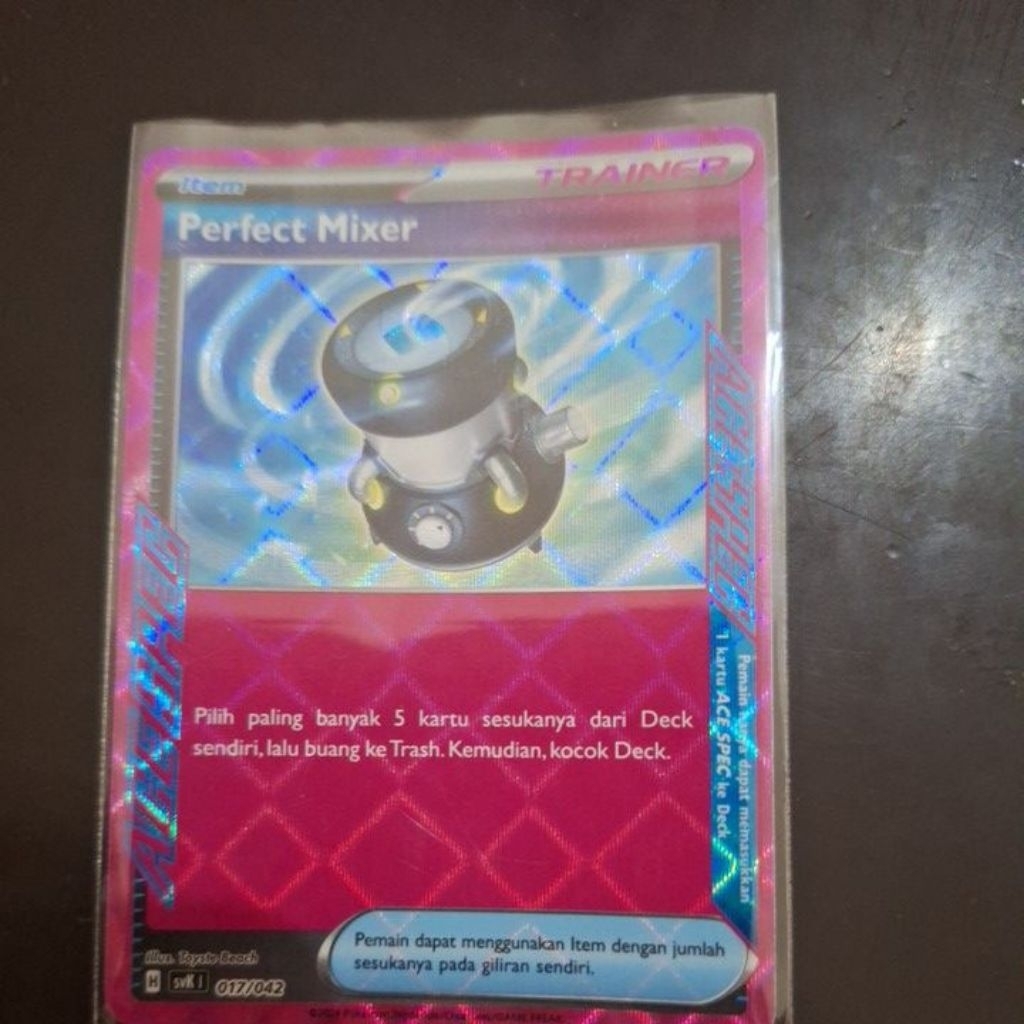 perfect mixer ace spec original tcg card