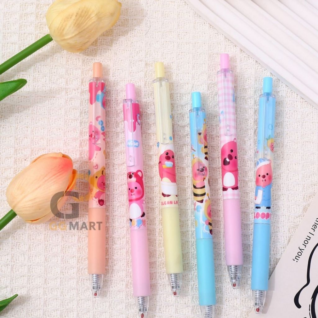 

G & G Mart PULPEN CETEK AKRILIK LOOPY PC-2033 BALLPOINT MEKANIK PERLENGKAPAN ANAK SEKOLAH HADIAH TERJANGKAU SOUVENIR TERMURAH BISA COD