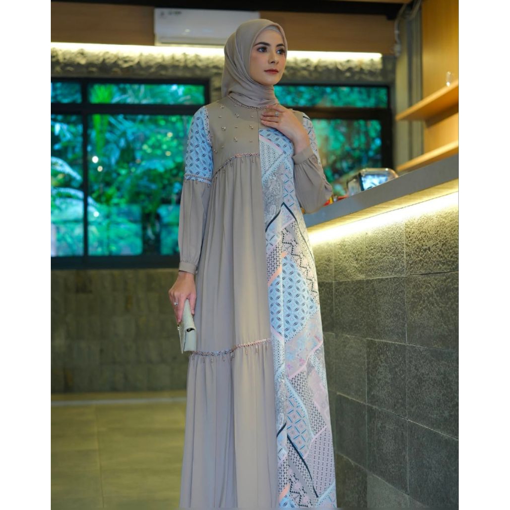 Alisha Dress Original by Javina  -  Dress gamis alisha by Javina  /  Dress alisha original by javina